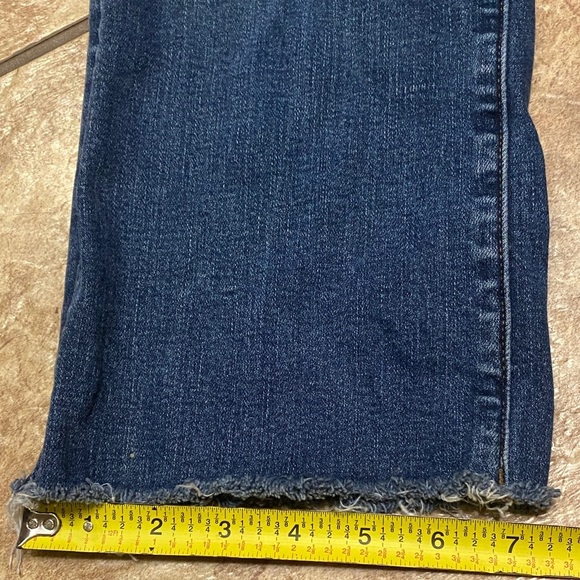 American Eagle Outfitters Size 8 Stretch Straight Leg Cropped Jeans - Picture 5 of 13